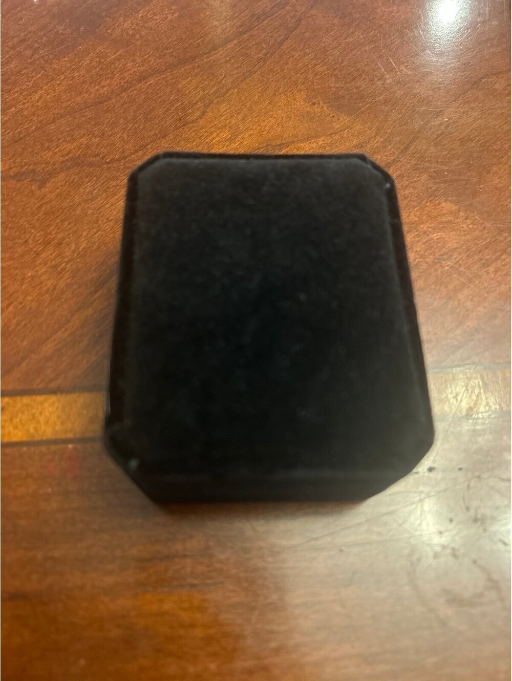 C415 suade black necklace storage gift box